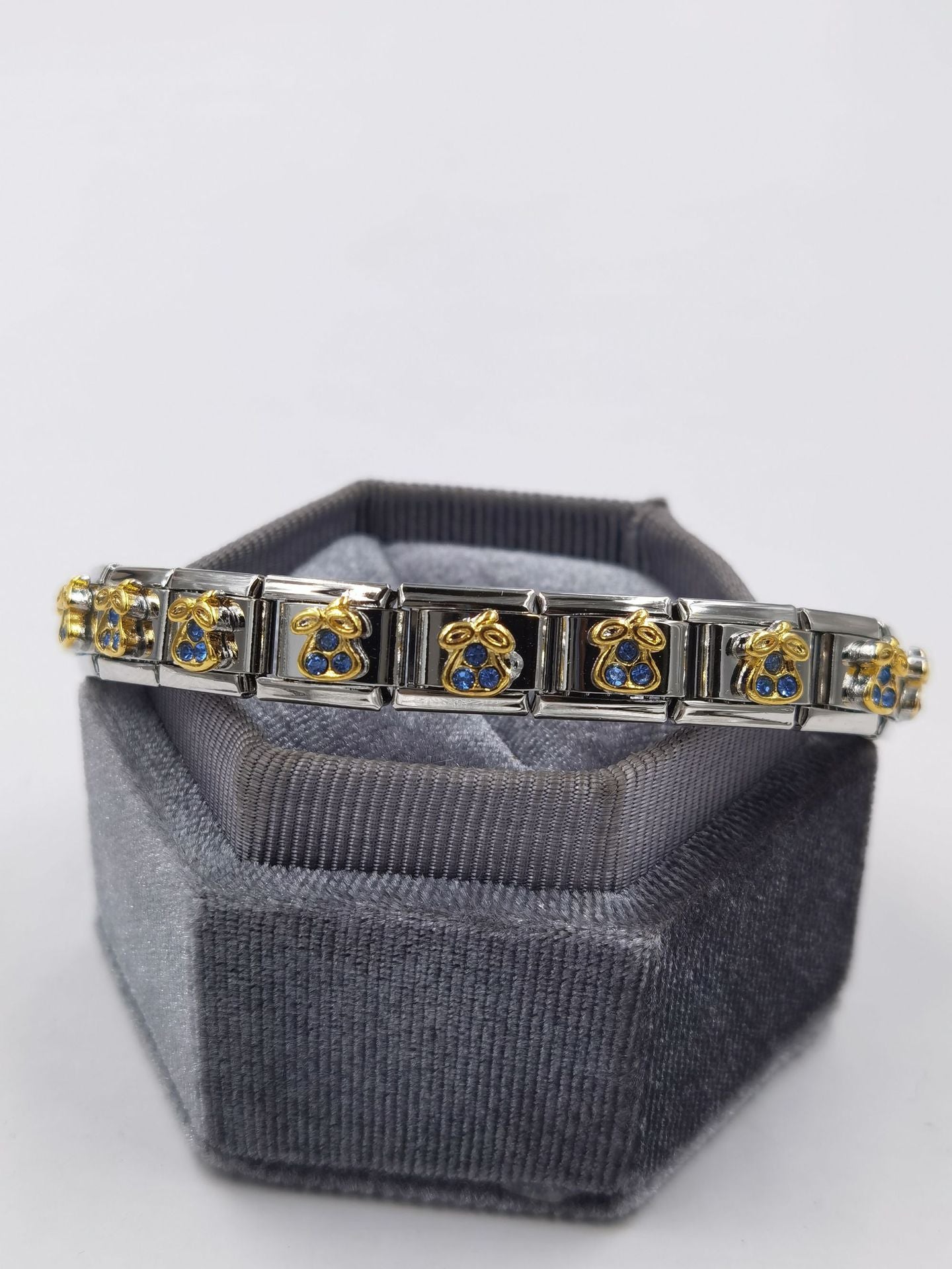 Wholesale Italian Charm Bracelet DIY Module Splicing Stainless Steel Bracelet Accessories Charms